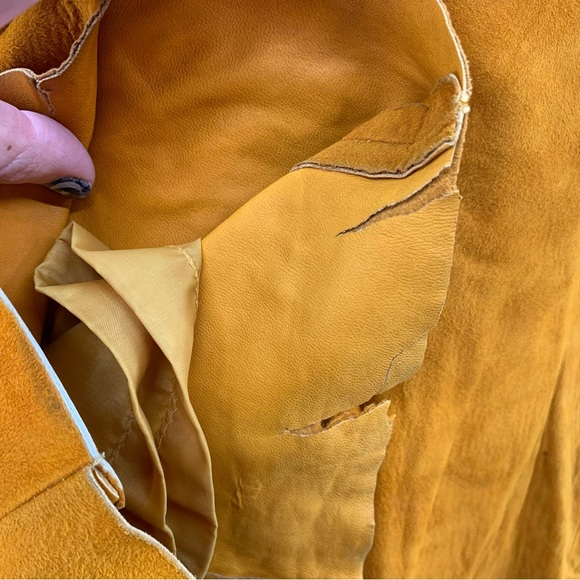 Vintage 70's Bakalli Genuine Suede Leather Pants - Picture 7 of 16